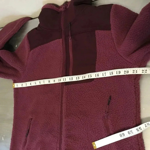 NWT McKINLEY Women's Malla Full Zip Fleece Top Red Jacket SZ L - Picture 4 of 6